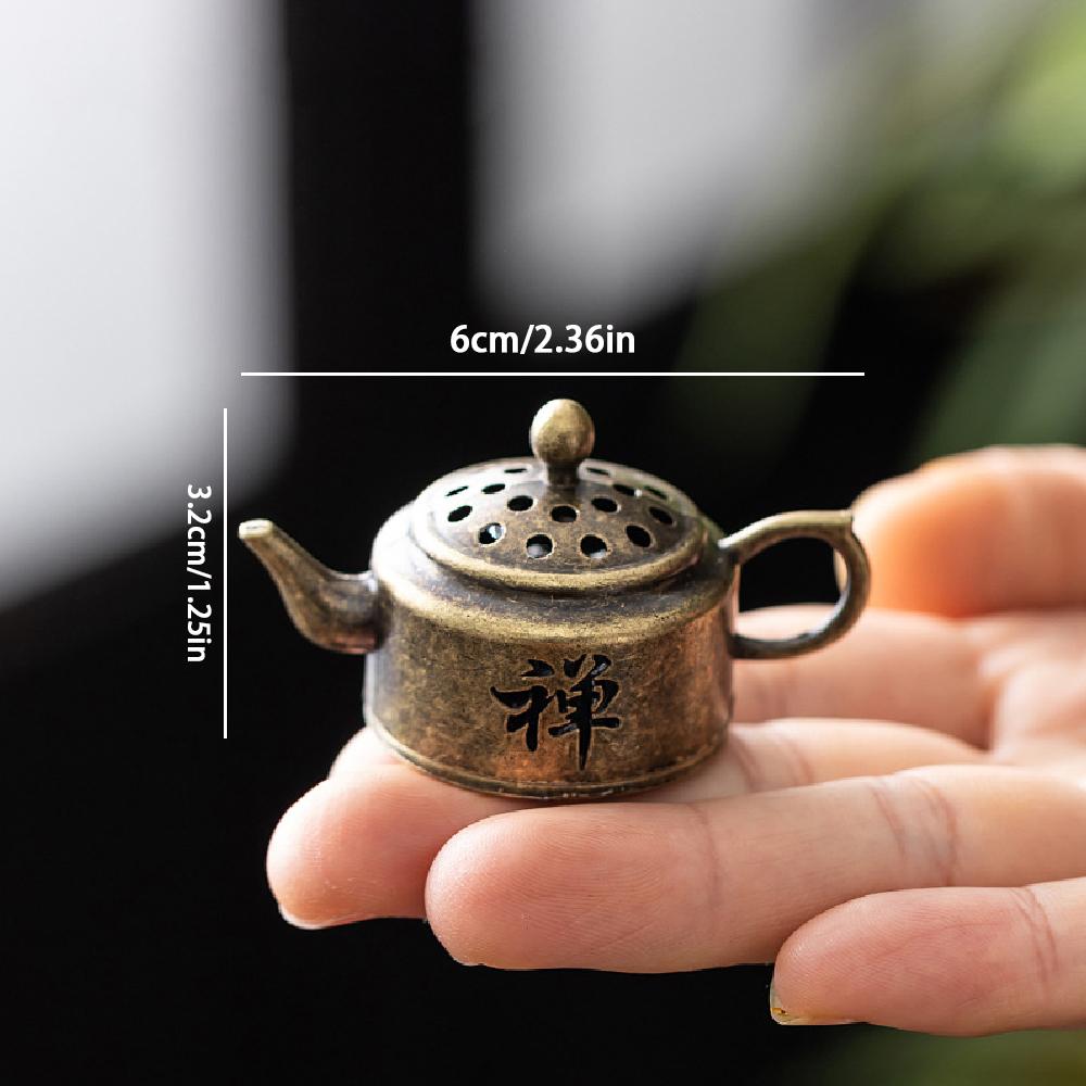 Buddhist Utensils Incense Burner Lotus Incense Censer Archaic Copper Alloy Sandalwood House Furnishings Home Office Decoration