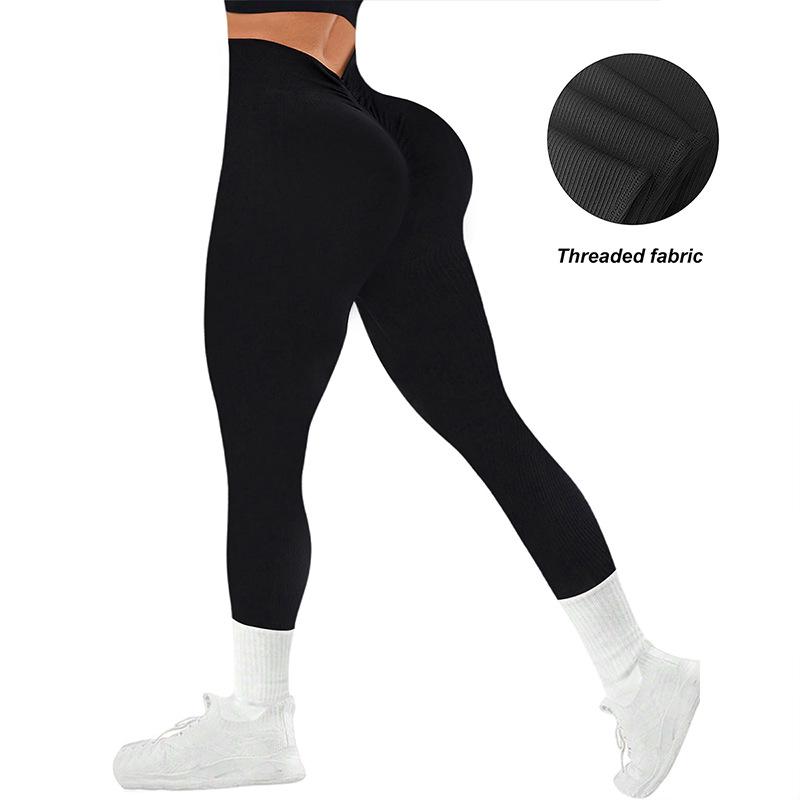 European & American High Waist Seamless Yoga Pants - Women's Slim Fit, Quick-Dry, Hip-Lifting Fitness Leggings