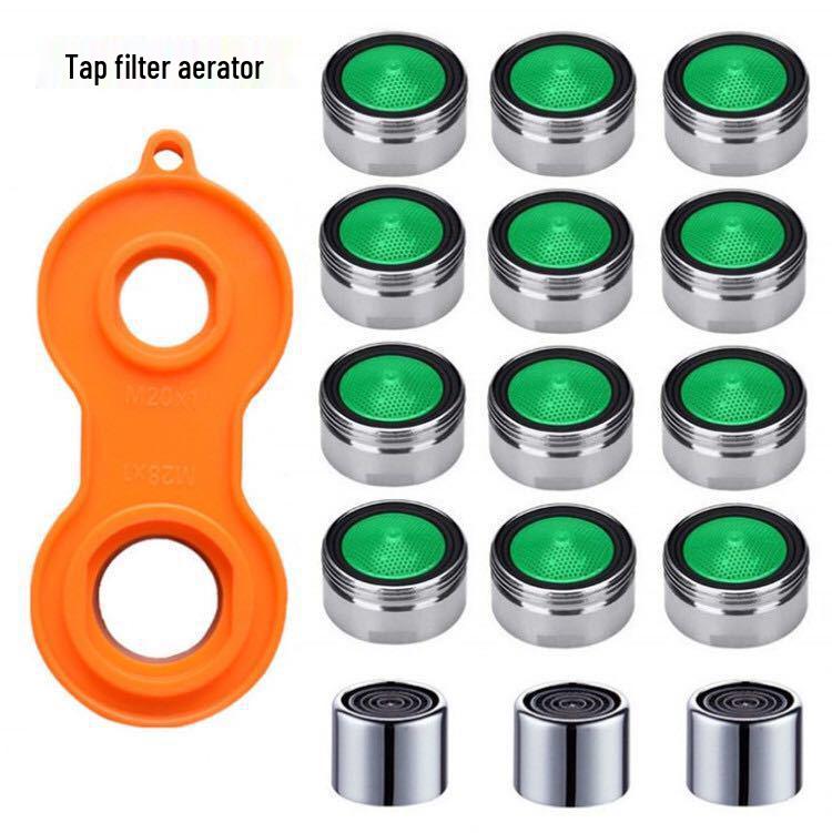 Brass Face Basin Faucet Filter Aerator Wrench with Inner Core Accessories
