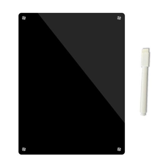 Acrylic Magnetic Memo Board Dry Erase Refrigerator Notepad with Strong Magnets Scratch-Resistant Planning Calendar for Kitchen Office