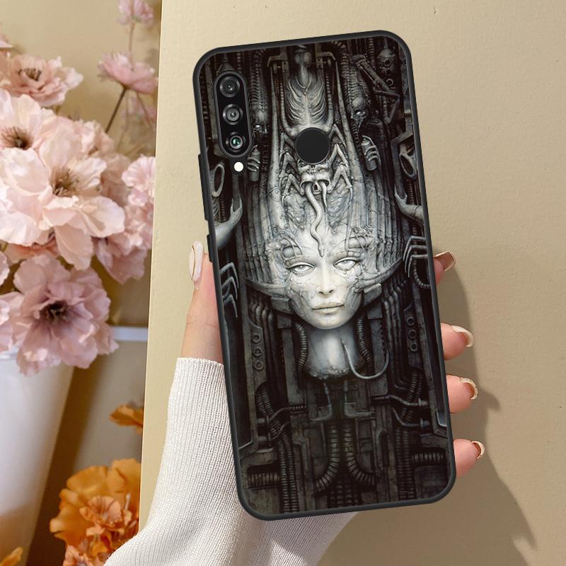 

Hr Giger Li II Чохол для Huawei P40 Lite P20 P50 P30 Pro P Smart Z 2019 Nova 5T Чохол для Honor 50 Чохол Huawei P30 Lite