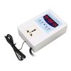 Digital LED Temperature Controller Waterproof Plug and Play Heating Cooling Thermostat for Breeding