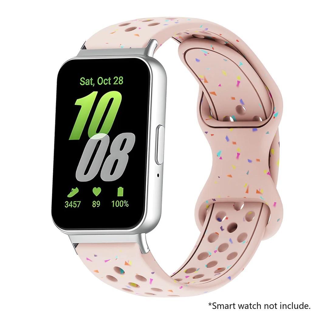 Silikonarmband für Samsung Galaxy Fit 3 Armband Sport Ersatz-Armband für Samsung Galaxy Fit 3 Band Zubehör
