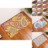 Elegant Persian Ornamental Paisley Buta Pattern Doormat For Luxurious Home Decor