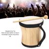 Wood Color Bongo Hand Drum Wood+Sheepskin Handpan Drums Set Premium Hand Drum Kit  For Drum Lovers