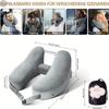 Soft Travel Pillow U Shaped Travel Healthcare Memory Foam Neck Cervical Airplane Pillow Neck Cushion Neck Pillow