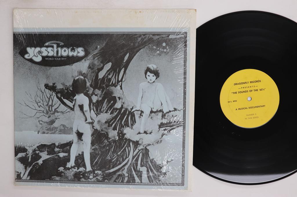 LP Record YES Yesshows World Tour 1977 YESLBONE DRAGONFLY 1977 US Rock Used