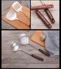 304 Stainless Steel Spatula Ladle Skimmer Set Vintage Wooden Handle High Temp Resistant Kitchen Cooking Utensils