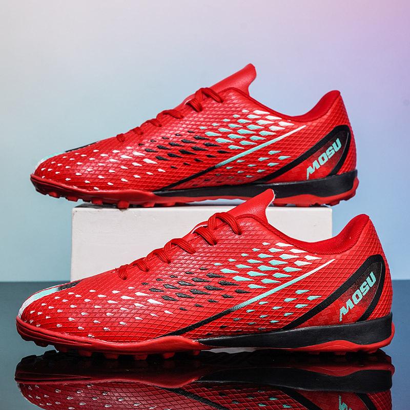 New Long Nail Youth Football Shoes Non-slip and Wear-resistant Competition Training Shoes Adult Broken Nail Sports Shoes Men