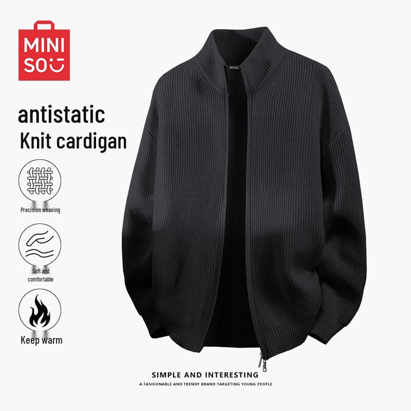 MINISO Men s Casual Knit Cardigan Sweater XL