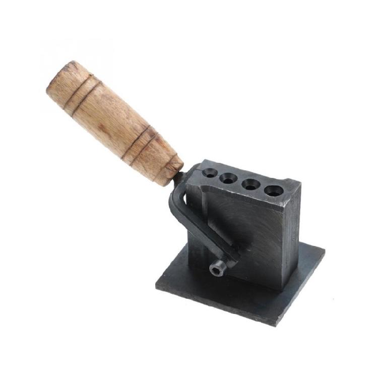 Jewelry Mold with Wood Handle Optimal Heat Distribution for Metalworking Jewelry Gold Silver Bar Casting Applications