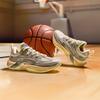 Anta Synthetic Leather Mesh Instant Generation White Chocolate Professional Training Competition Men Basketball Shoes Gray A12441103-3