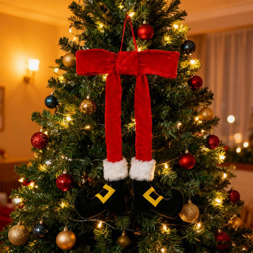 Christmas Legs Santa Legs Christmas Tree Ornaments Christmas Decorations Christmas Daily Necessities