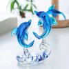 Neue Kreative Dekoration Niedliche Kleine Delfin Serie Schreibtischdekoration Glas Wohnzimmerdekoration Heimdekoration Delfin Glas
