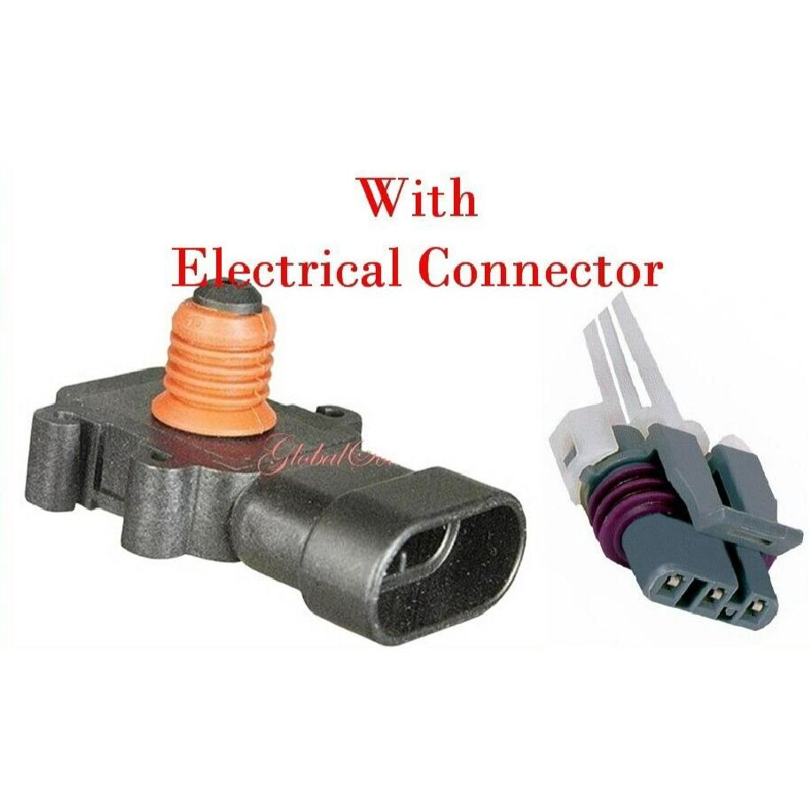 Manifold Pressure MAP Sensor & ConnectoFits GM Isuzu Saab Saturn 1995-2011