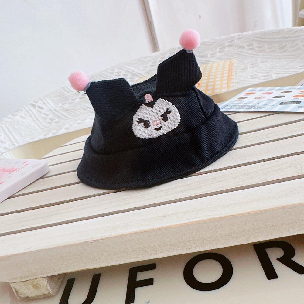 Pălărie pentru casă de păpuși miniatură 17cm Labubu culoare potrivire pălărie Kawaii drăguț păpușă accesorii copii fete jucării