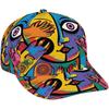 Żywe Abstrakcyjne Surrealistyczne Sztuka Odważna Kolorowa Twarz Odbicie Dłoni Kapelusze Czapki dla Mężczyzn Kobiet Miękkie Snapback Czapka Taty Letnie Kapelusze Wędkarskie