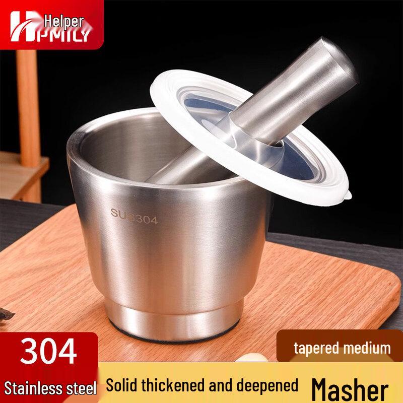 HPMILY Ступка и пестик из нержавеющей стали 304