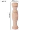 European Multi Styles Solid Wood Carved Furniture Foot Legs Cabinet Seat Feets Vintage Home Decoration Crafts Accessories