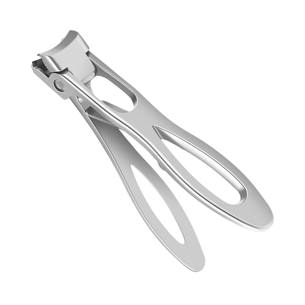 Stainless Steel Nail Clippers Large Opening Nail Clippers Silver Nail Cutters for Thick Nails