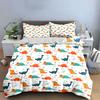 Cartoon Dinosaur Bedding Set Kids Multiple Sizes Kid'S And Adults' Bedroom Exquisite 3Pc Bedding Set, Gift