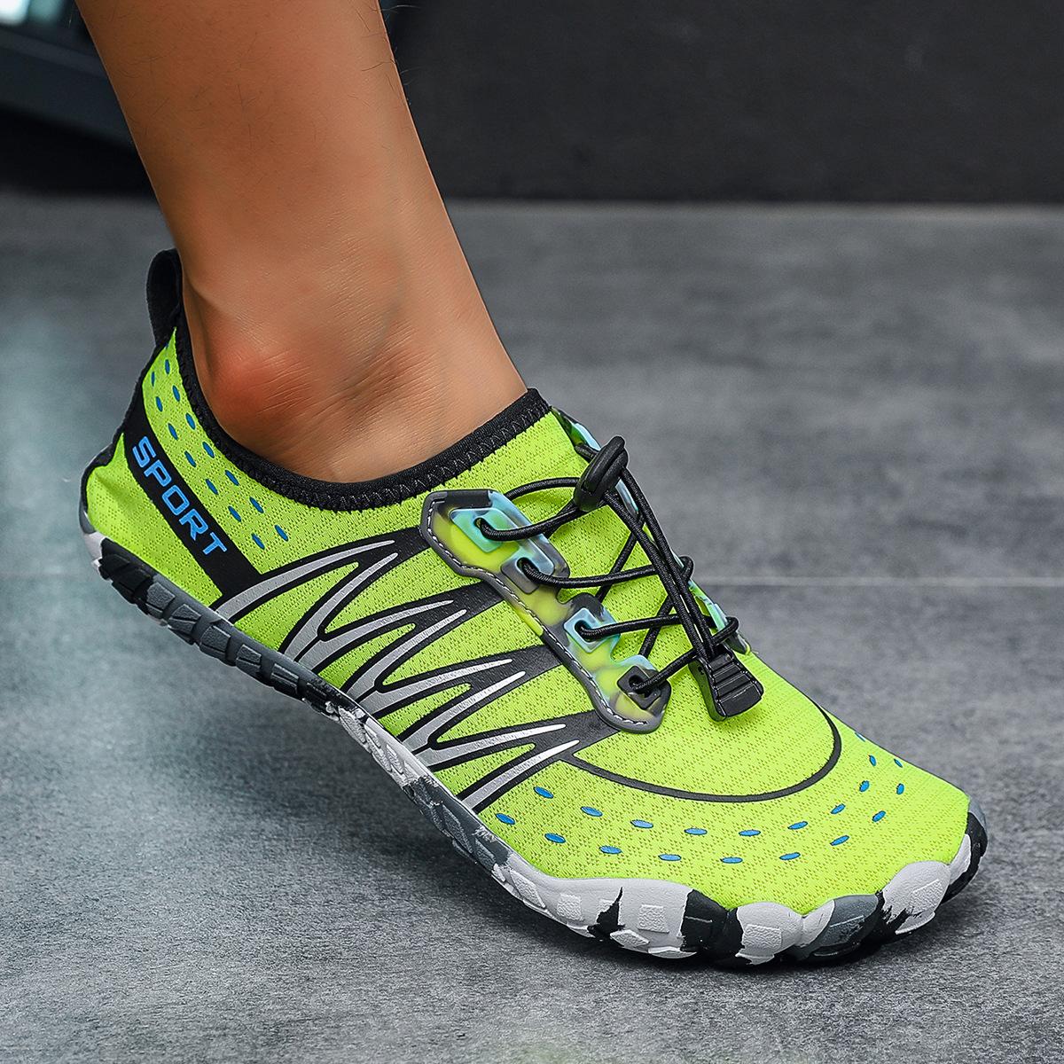 

Chenma summer new outdoor hiking fishing shoes non-slip soft sole breathable foreign trade large size barefoot quick-drying stream walking shoes 46 неоновый жёлтый