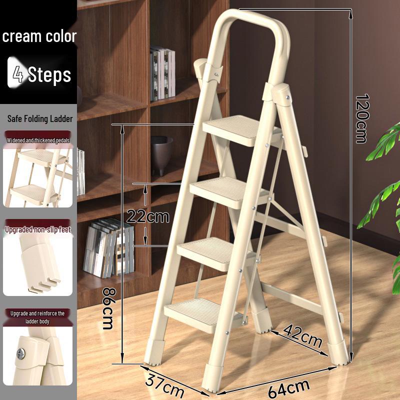 Multifunctional Telescopic Folding A-Frame Ladder – Portable, Lightweight & Indoor Use