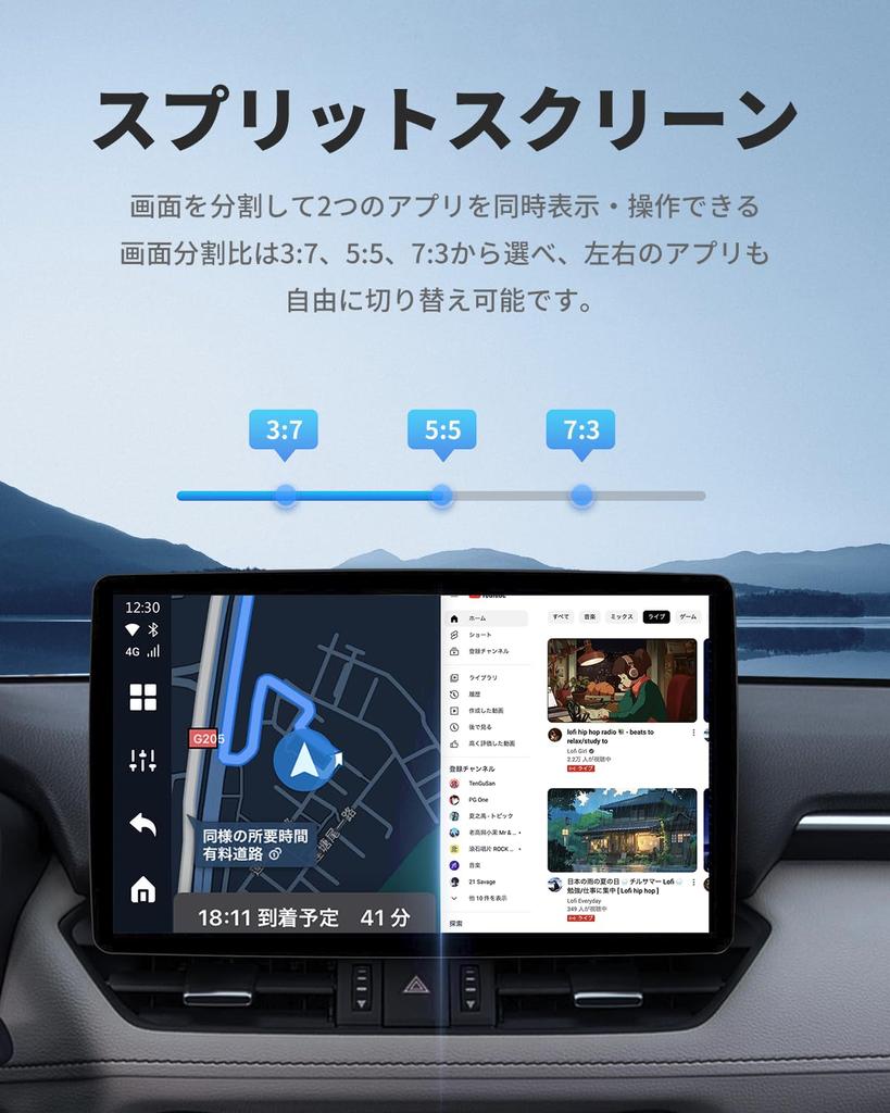 Ottocast OttoAibox P3 Lite CarPlay AI Box Adapter Android Car Adapter Android 12 Models Can watch videos such as Amazon Genuine wired CarPlay vehicle