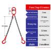 Crane Hook with Chain Sling & Ring for Rigging and Lifting