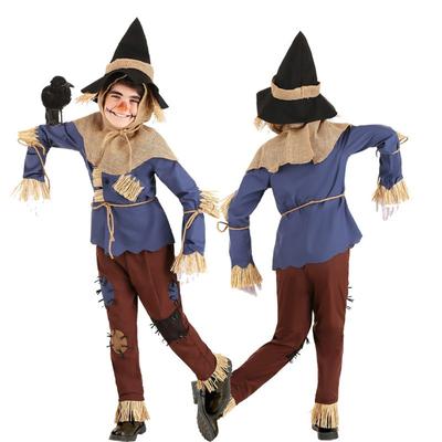 Halloween Costume The Wizard of Oz Scarecrow Children Adult Parent-Child Drama Performance Costume