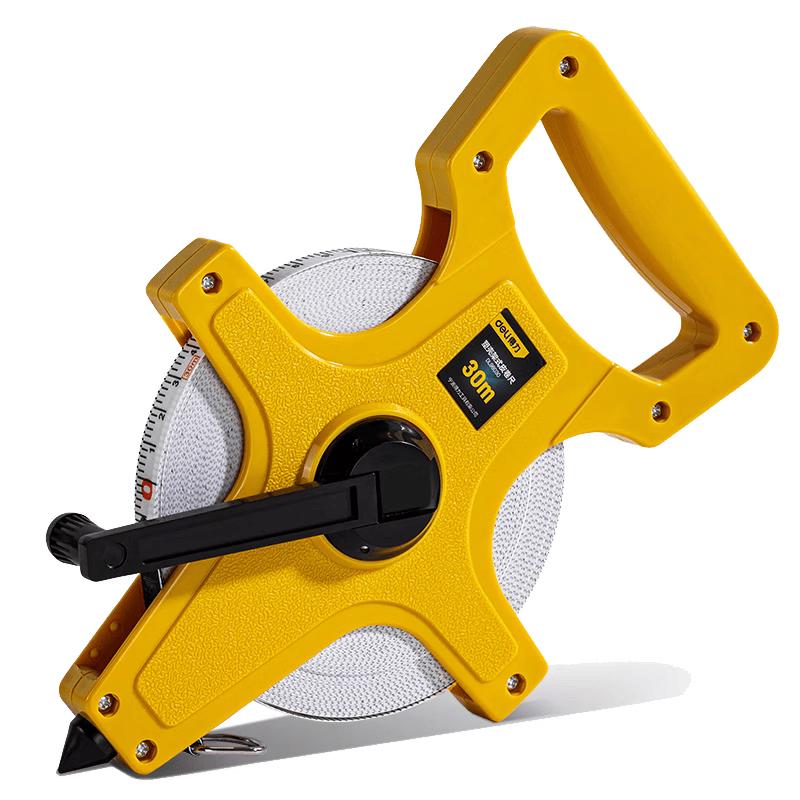 Deli Frame-Type Fiberglass Tape Measure 30m