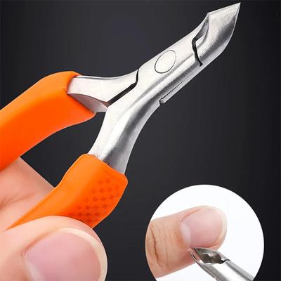 Stainless Steel Anti-slip Nail Cuticle Nippers Pliers Dead Remover Manicure Clipper Scissor Pedicure Fingernail Trimming Tool
