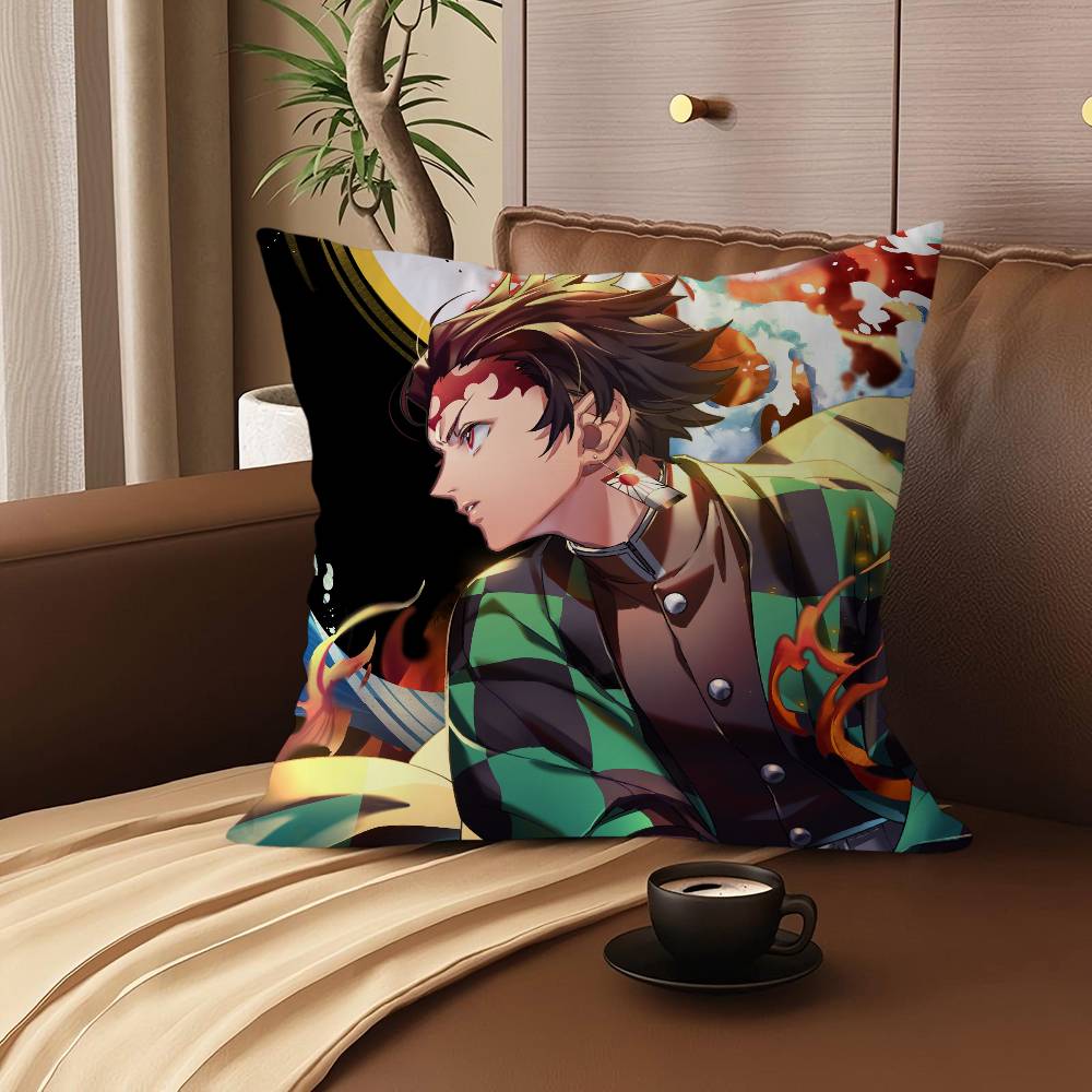 Kamado T-Tanjirou Kissenbezug Kissenbezug Polsterung Sofa Überwurfkissen Heimdeko Kissenbezug