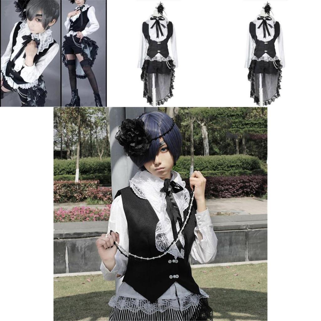 Exquisite Black Butler Ciel Phantomhive Cosplay Costume With Perfect Stitches