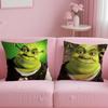 anime S-ShrekS Cushion Cover Comfortable Reversible Pillow Cover Ideal for Car Sofa Bedroom & Beyond