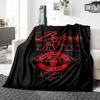 Manchester Crest Blankets Flannel Printed Breathable Warm Throw Blanket for Home Office Bedspreads 0708a10