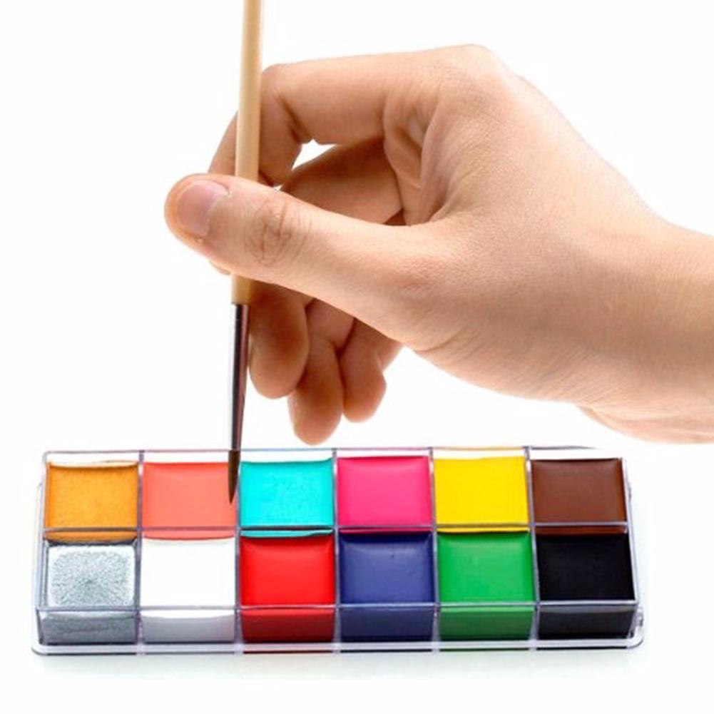 6PcsSet IMAGIC Makeup Face Body Colorful Paint Woody Brushes Cosmetic Art Painting Tools