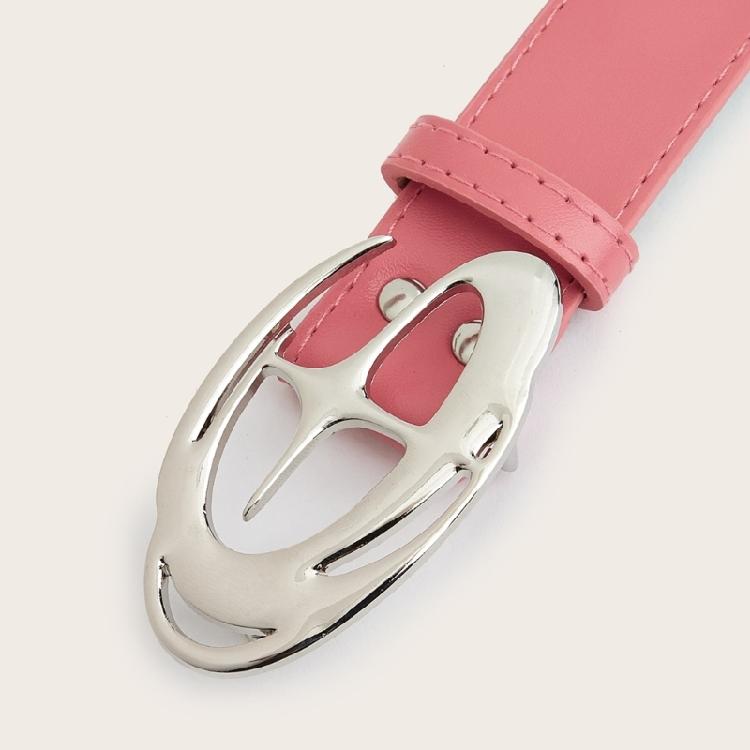 Pin Buckle PU Leather Belt Woman Casual Waist Belt Pants Belt Girl Dress Belts
