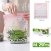 Self-Sealing Design Sealed Storage Bag Food Grade Thickened Plastic Bag  For Refrigerator