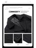 Men's European-Size Double-Breasted Woolen Coat - Medium Length, Fashionable Lapel for Autumn & Winter