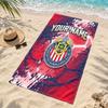 Deportivo Guadalajara Custom Name Beach Towels Also Serve As Bath Towels Summer Essential a Musthave for the Outdoors the Beach and the Pool