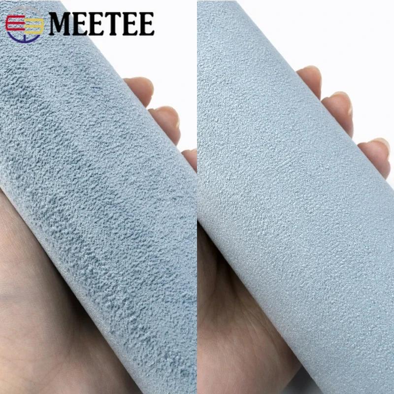 50/100*143cm Meetee Suede Self-adhesive Fabric Car Interior  Anti-scratch Stretchable Fabrics DIY Velvet Cloth Repairs Supplies