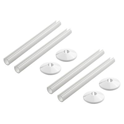 Transform Your Home with Elegant and Functional Radiator Pipe Covers Set of 8, Suitable for 15mm Pipes, Easy Installation