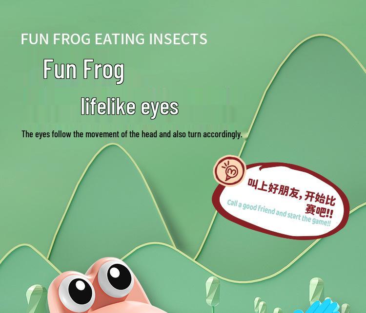 Elektrisches Frosch- & Dinosaurier-Projektionsspiel: Pädagogisches, von Bugs angetriebenes Abenteuerspielzeug für die Interaktion mehrerer Personen.