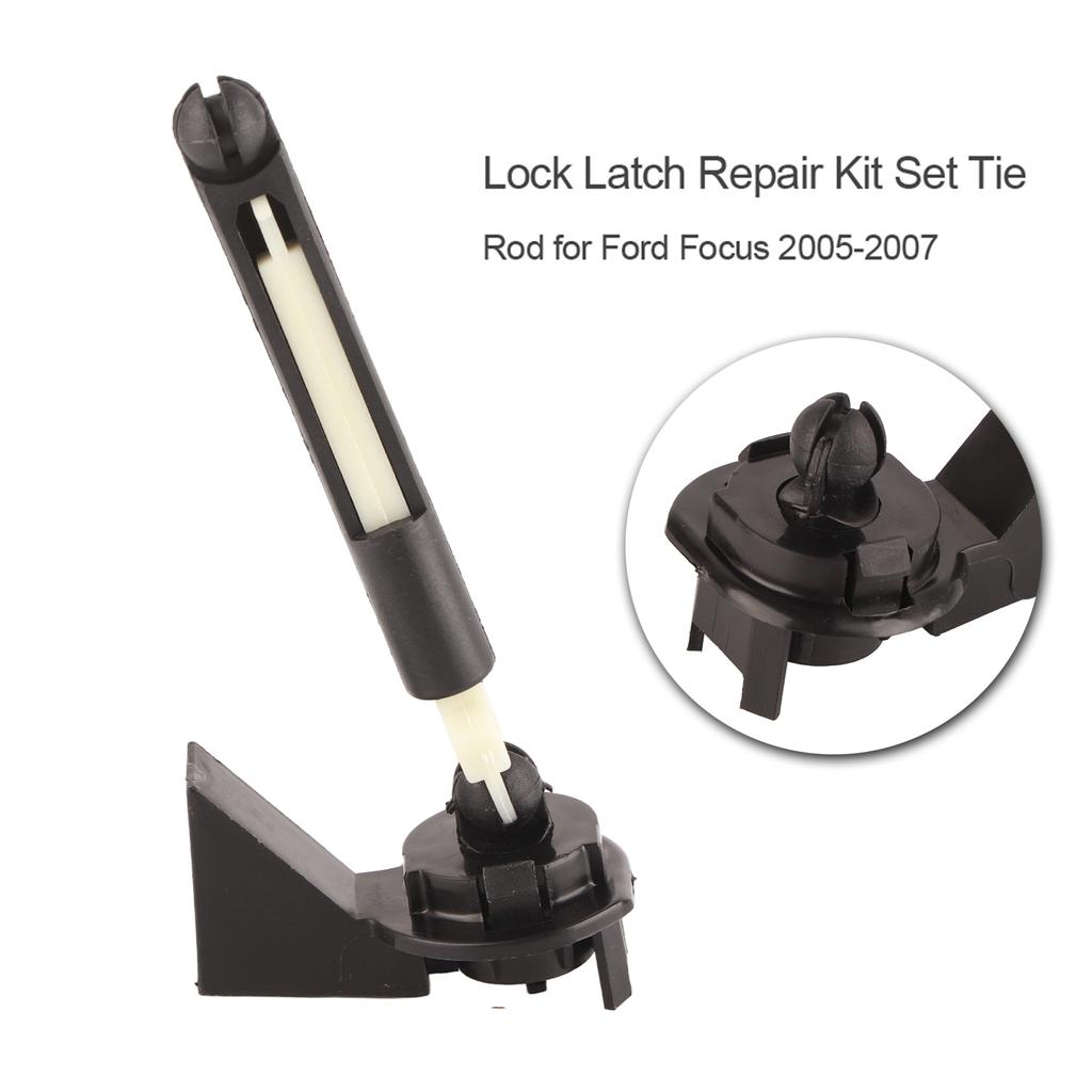 Car Bonnet Hood Lock Latch Repair Kit Set Tie Rod for Ford Focus 2005‑2007