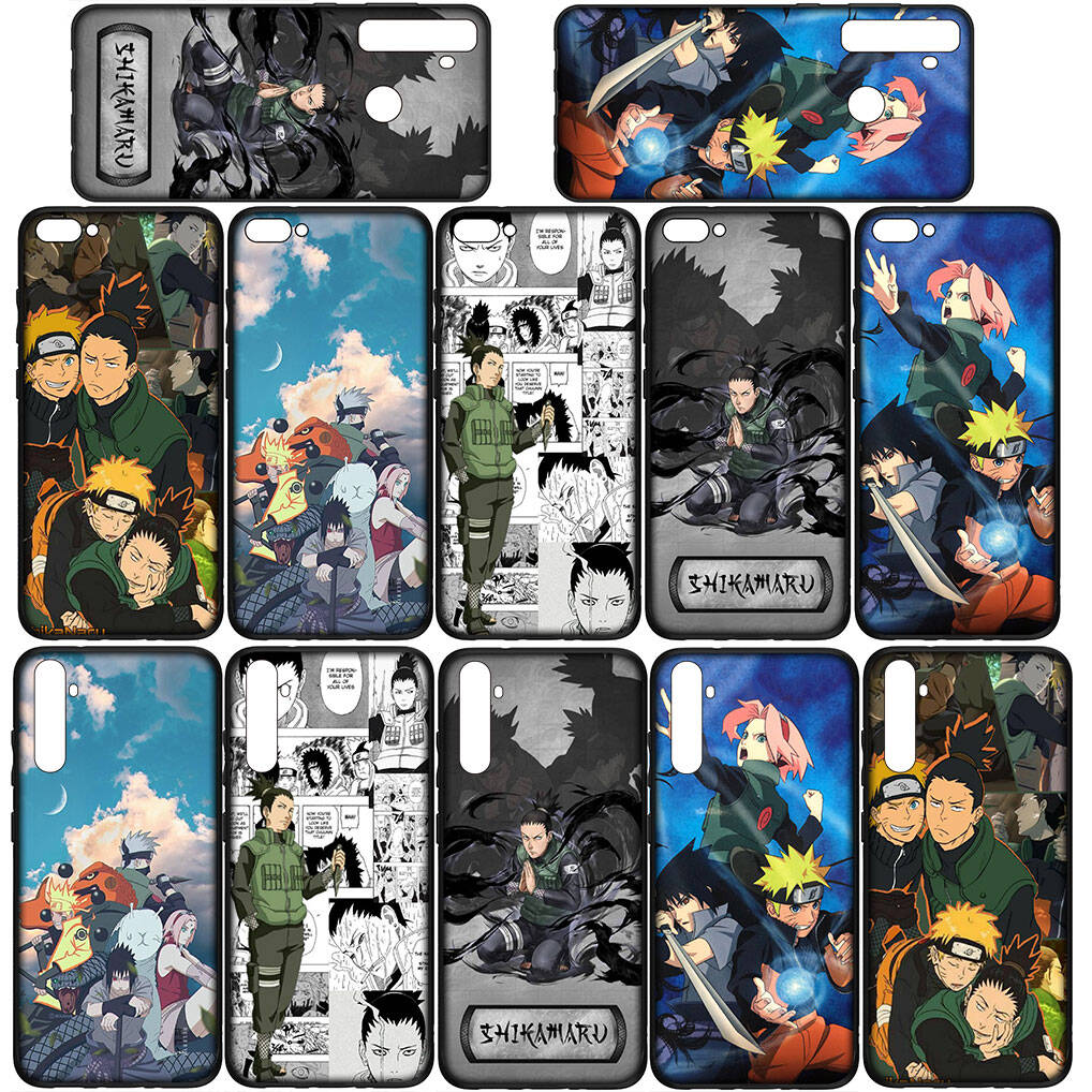 For Motorola Moto Edge 70 60 50 G54 G86 G24 Samsung Galaxy S25 iPhone 17 16 15 Xiaomi Redmi Note 14 13 Pro Max Phone Case Naruto Nara Shikamaru Cover