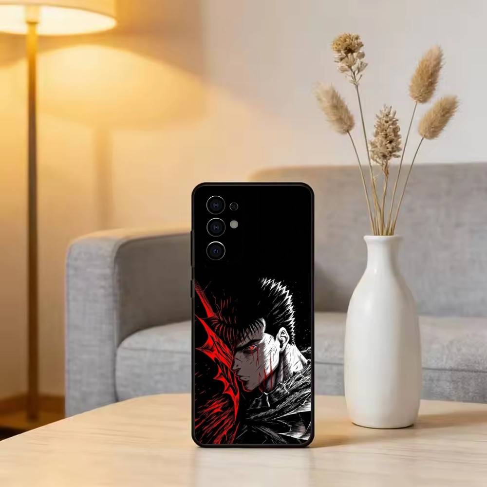 Cool Popular B-Berserk Comic Phone Case For Samsung S25,S24,S21,S22,S23,S30,Ultra,S20,Plus,Fe,Soft Silicone Black Cover