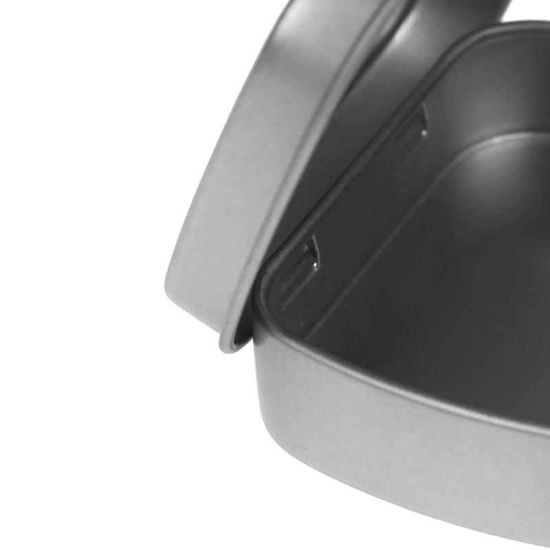 Small Hinged Metal Tin Lip Balm Beard Wax Cream Sweets Cosmetics Pills 6X4.6X1.5