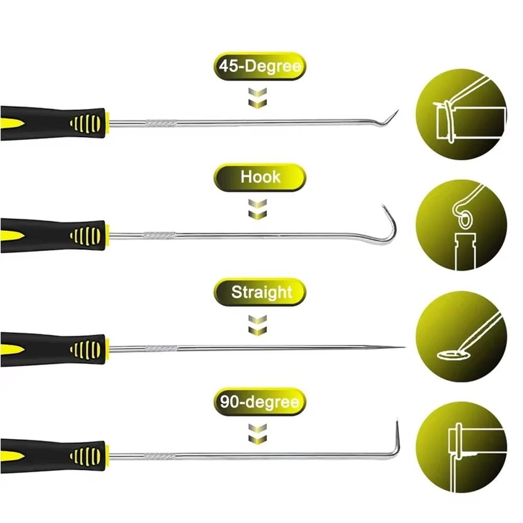 Spezial-Satz Haken für geformte Wellendichtungen, Reifen- & Auto-Wartungswerkzeug, Wellendichtungs-Schraubendreher-Abzieher