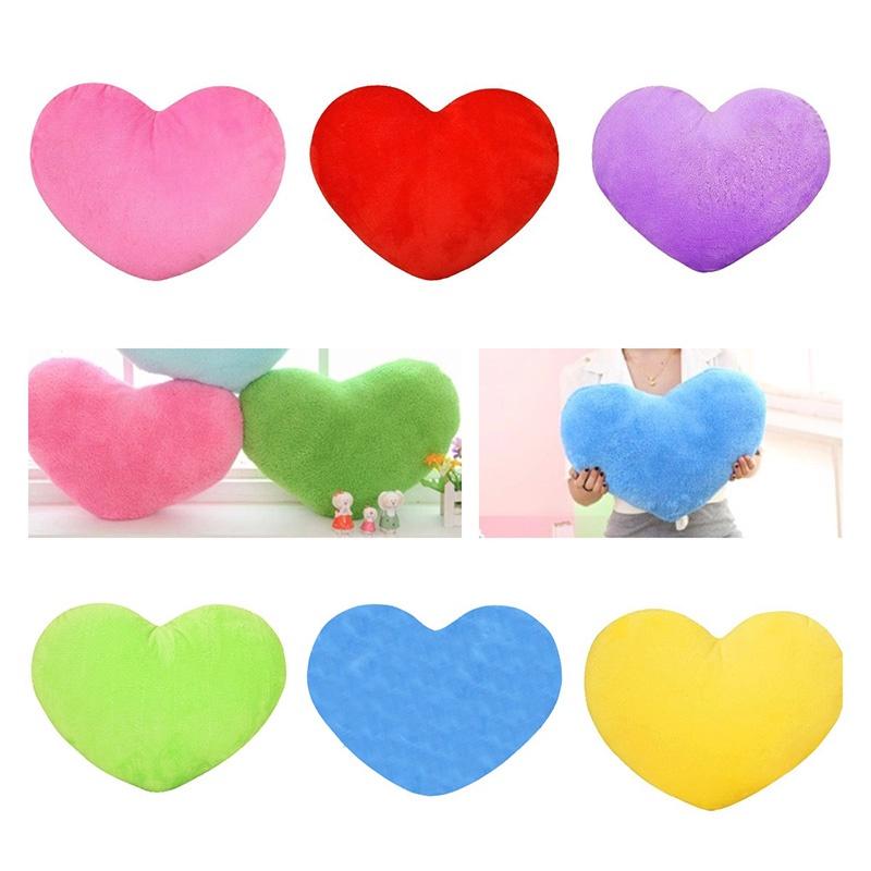 Soft And Cuddly Heart-shaped Plush Pillow For Teens And Adults